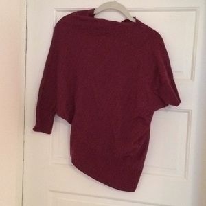 Anthro asymmetrical sweater